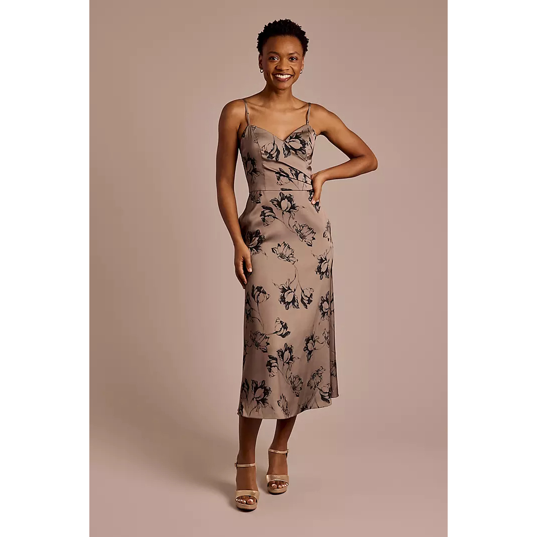 2025 02美国专柜正品代购celebrate新娘结婚晚礼服伴娘V领连衣裙