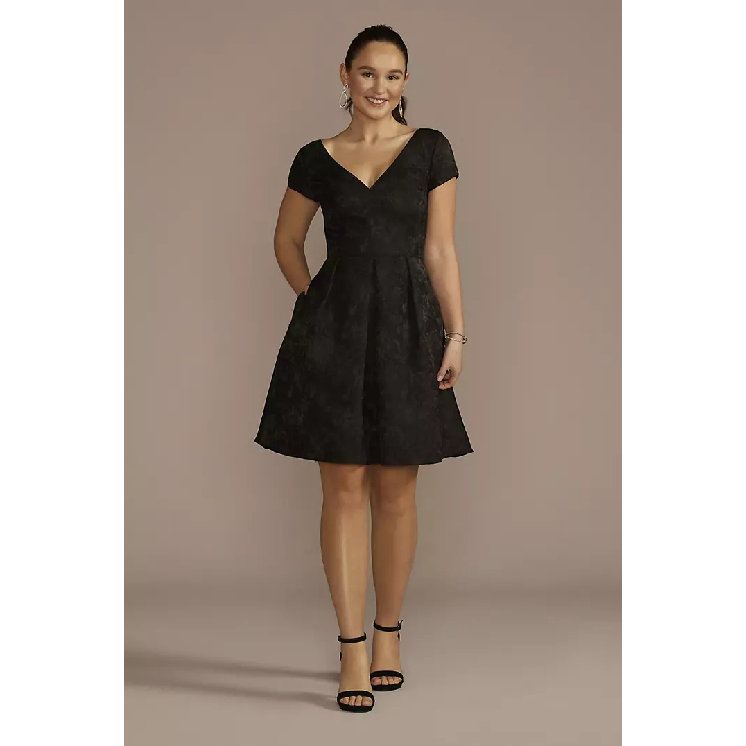 2025 02美国专柜正品代购DB studio新娘结婚晚礼服伴娘连衣裙V领