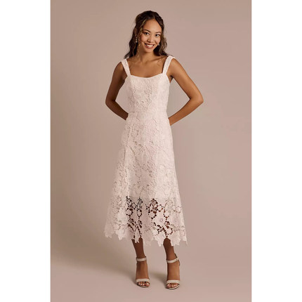 2025 02美国专柜正品代购DB studio新娘结婚晚礼服蕾丝伴娘连衣裙