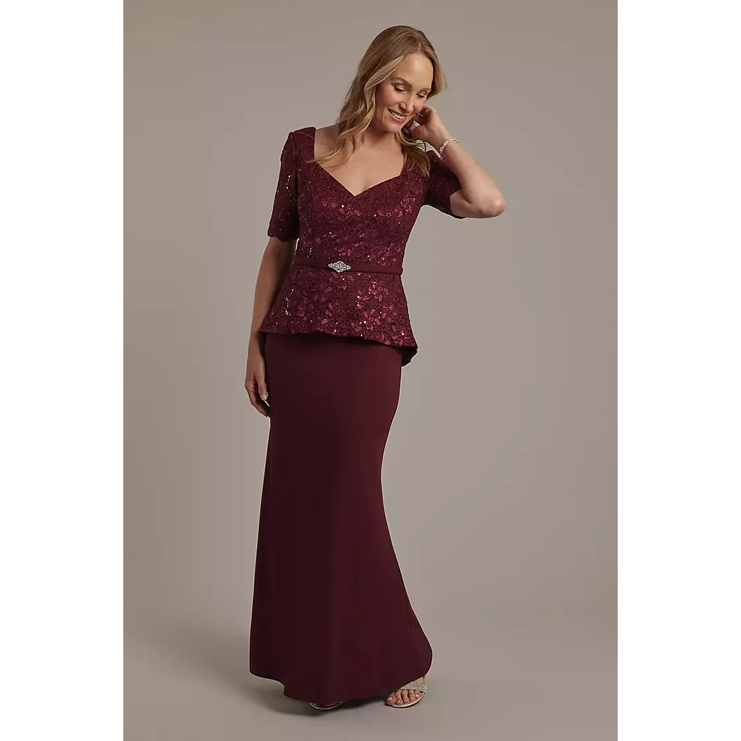 2025 02美国专柜正品代购直邮oleg新娘结婚晚礼服伴娘V领连衣裙