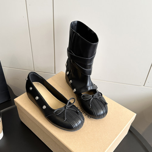 小众ins潮甜酷两穿时装凉靴短靴