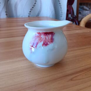 特价景德镇瓷器高温单颜色釉变郎窑红公道杯匀杯分茶器茶具一个