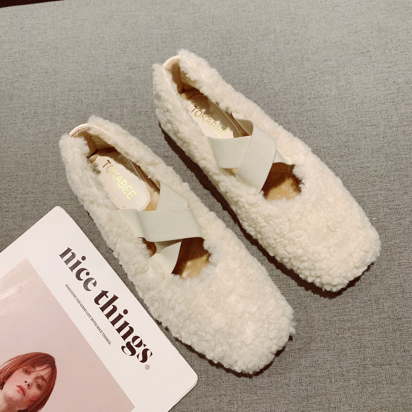 2025年新款英伦风平底浅口单鞋女百搭时尚玛丽珍鞋芭蕾舞鞋毛毛鞋,女鞋,浅口单鞋,淘宝优惠券,粉丝福利购,淘宝优惠卷