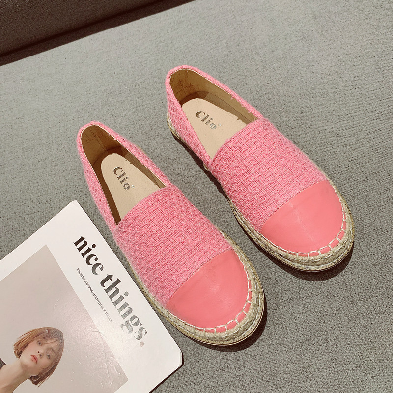 鞋女2025春夏一脚套圆头舒适休闲渔夫鞋同色拼接舒适简约乐福鞋女,女鞋,渔夫鞋,淘宝优惠券,粉丝福利购,淘宝优惠卷