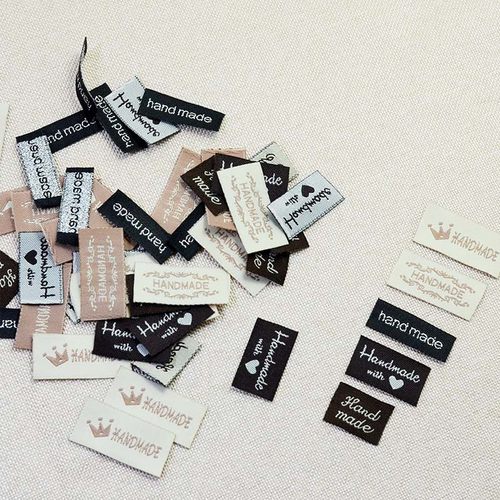 标签手工发夹饰品配件