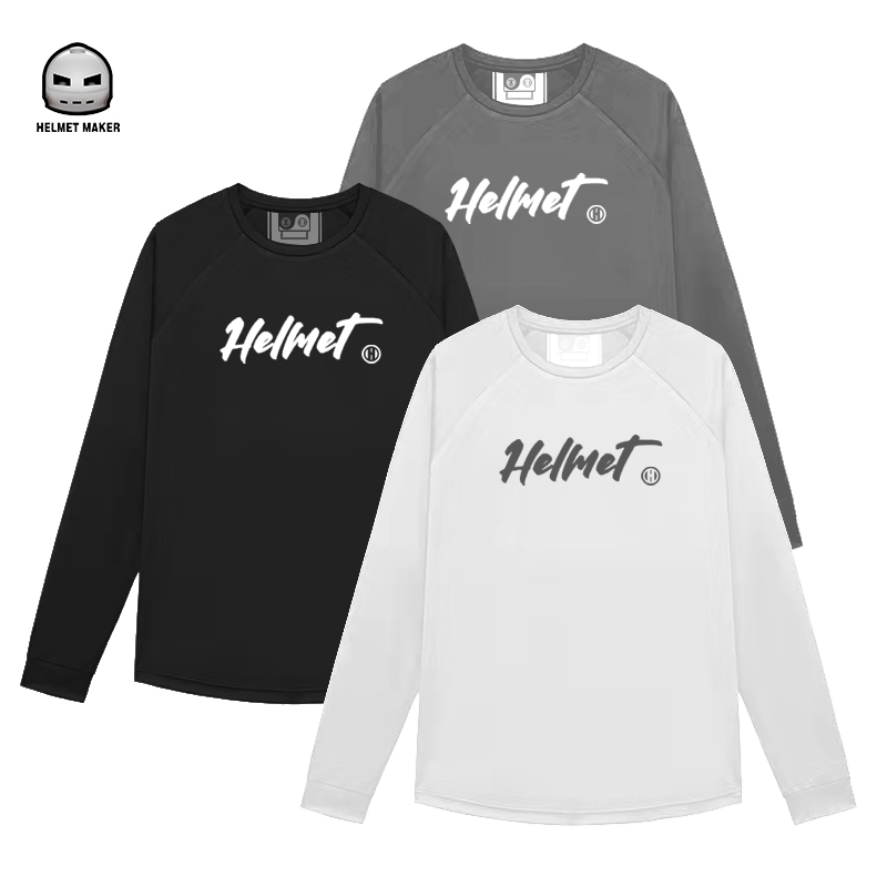 helmetsoul长袖中性速干T恤