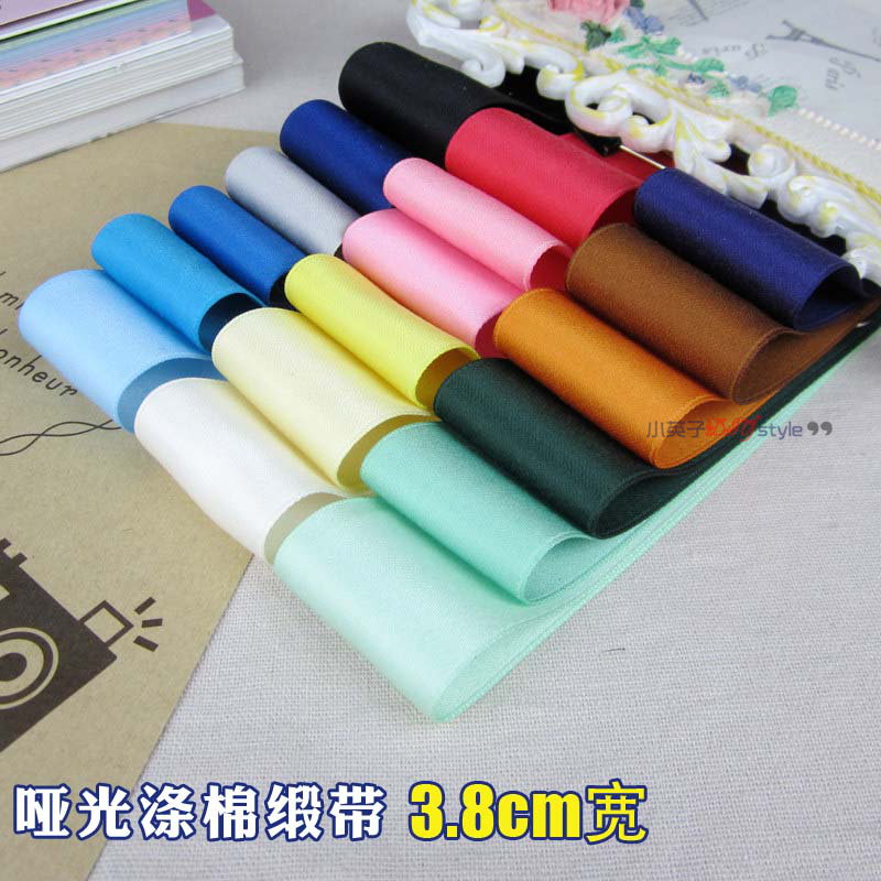 哑光厚缎带发饰diy手工发夹材料