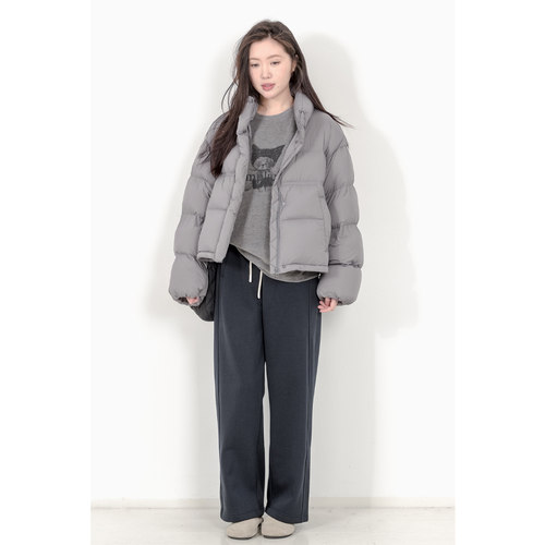 纯色百搭款90白鸭羽绒外套