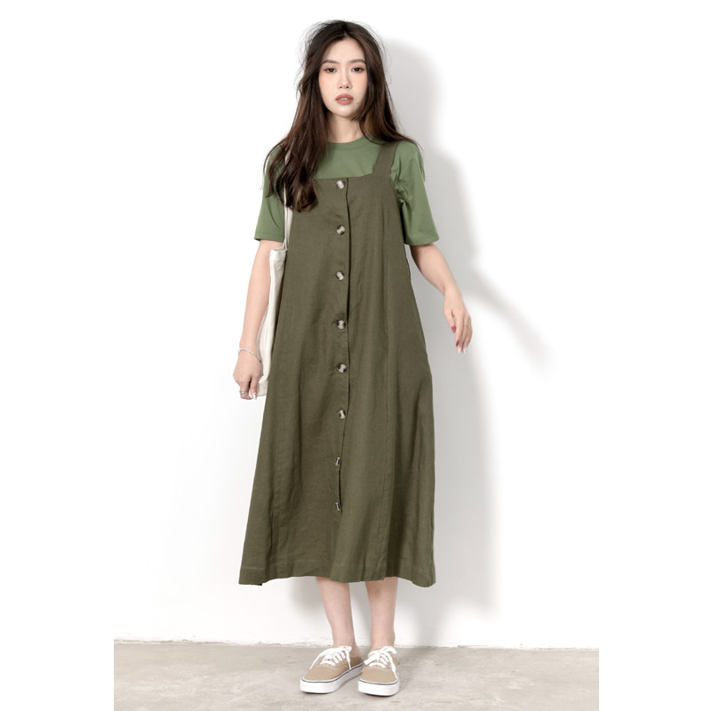 春夏森系背带裙价格 春夏森系背带裙图片 星期三