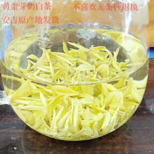 AAA2025年新茶精品明前茶黄金芽奶白茶50克安吉特产白茶原产地发