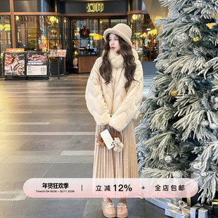 YIKOwow 温柔解构 羊绒桑蚕丝羽绒服三星安心绒90白鹅绒短款外套