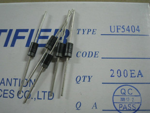 快恢复二极管 UF5404 超快速整流二极管 3A/1000V 不凡品牌