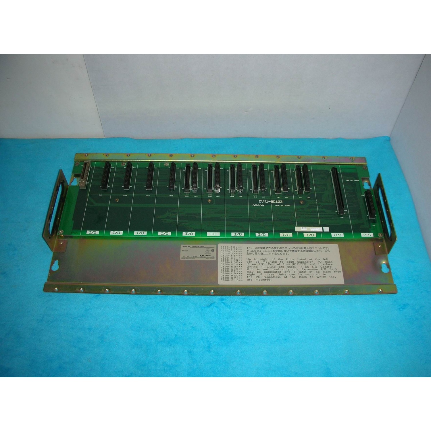 OMRONPLC底板CVM1-BC10底板