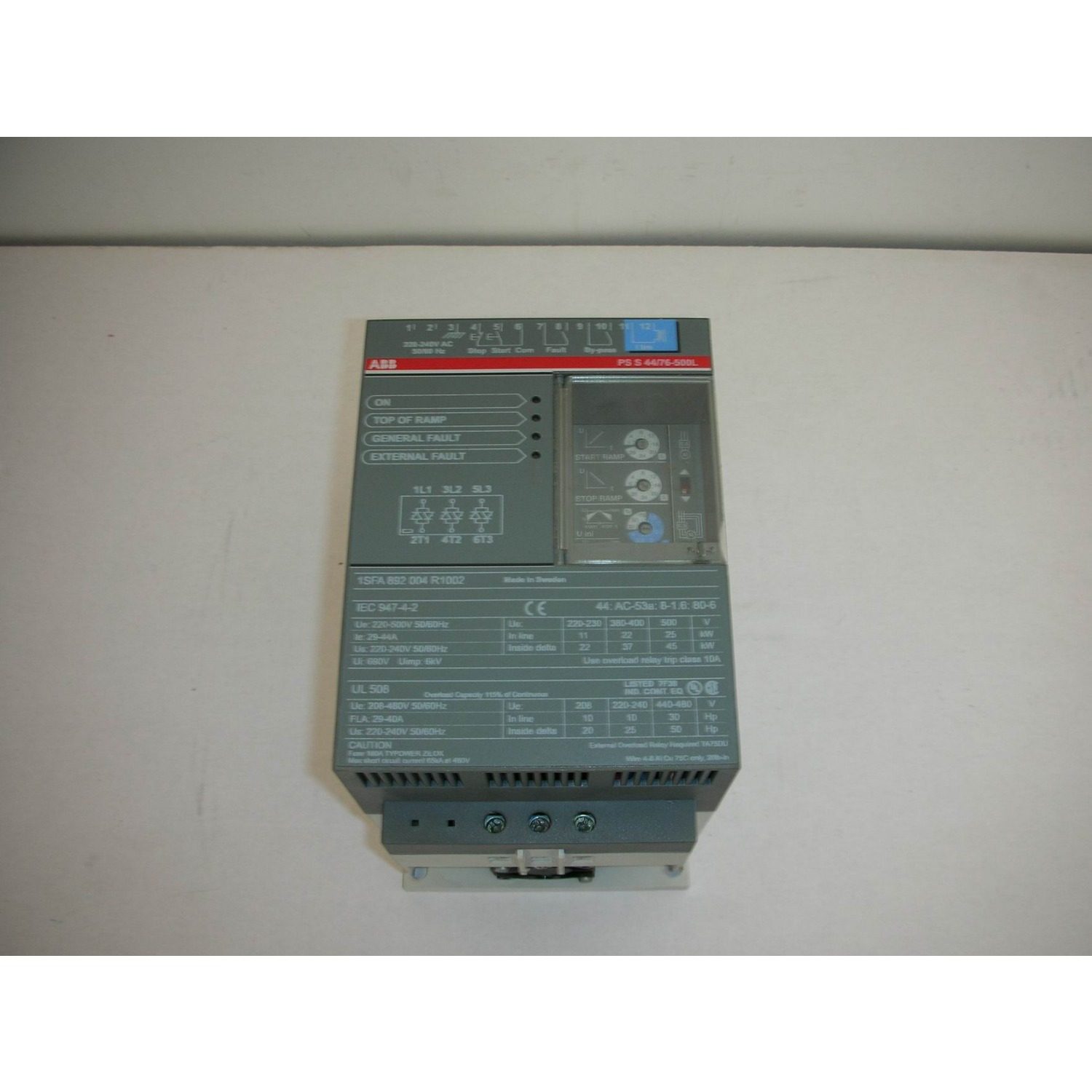 ABBPSS44/76-500L软启动