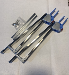 折叠式全新单绿色小片床边护栏宝宝围栏挡板护挡清仓处理支架配件