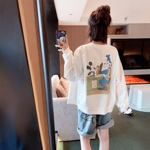 AMYOYOJA夏新款 通勤风洋气开衫设计卡通印花亚麻面料防晒外套女