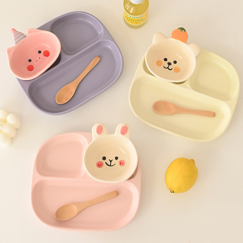 可爱儿童分餐盘减脂分格盘