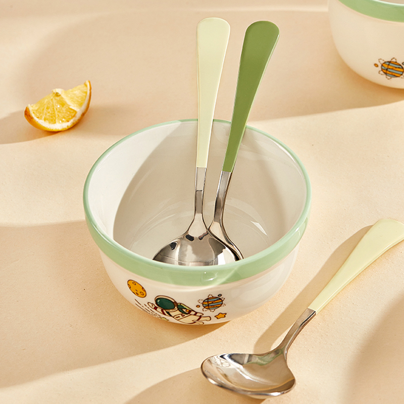 304不锈钢儿童可爱调羹勺