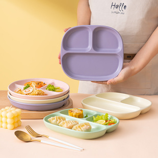 陶瓷211減脂餐盤分格減肥專用可愛兒童餐具分格盤健康減脂分餐盤