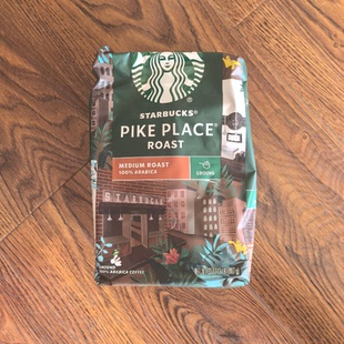 现货 美国Starbucks星巴克中度PIKE市场黑咖啡粉907g纯咖啡粉26.4