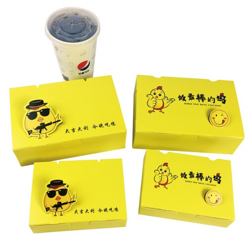防油外卖无韩式炸鸡新款通用餐盒
