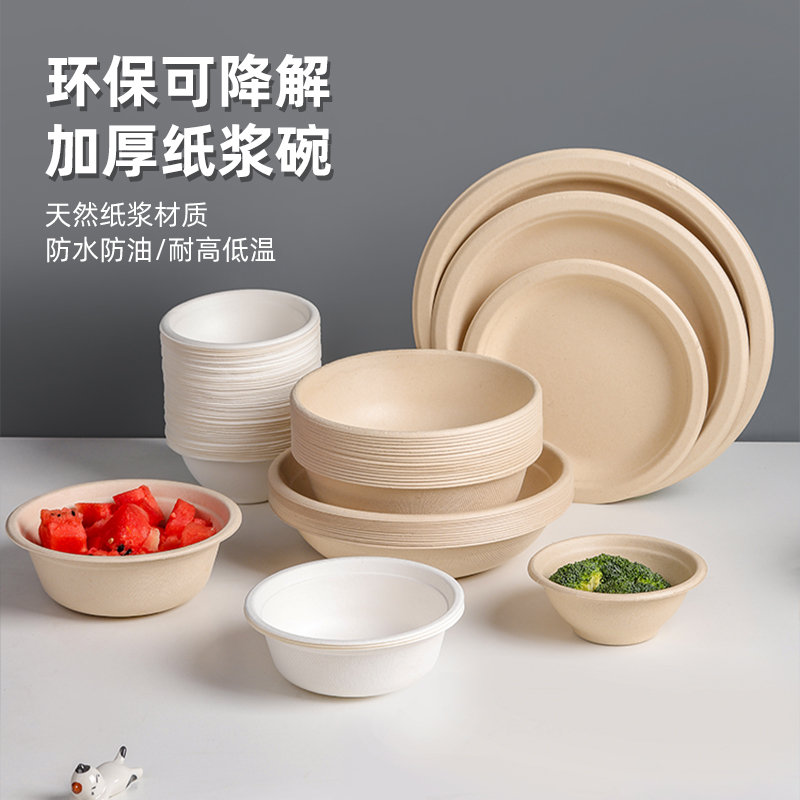一次性碗食品级家用碗筷餐具环保