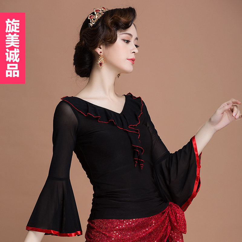 摩登舞上衣女 国标舞拉丁舞服装女性感 伦巴广场舞服装女夏装成人|ruв категории движение/йога/фитнес/фанаты товаров, танец/аэробика/гимнастика, латинский танец, латинский танец. - от Buy2taobao.com для оказания профессиональной услуги покупки агента Taobao