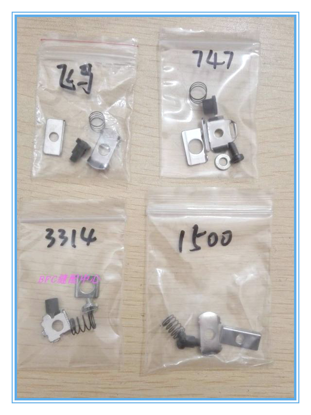 拷边机针杆小夹线器 飞马M700 银箭747 988 重机3314 大和1500