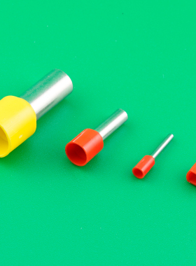 紫铜VE0508E1008E7508E1508管状端子冷压接线端头欧式端子H形管状