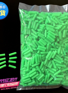 绿色塑料膨胀管6mm 8mm全新料透明胀塞直通散装工程专用胶塞螺丝
