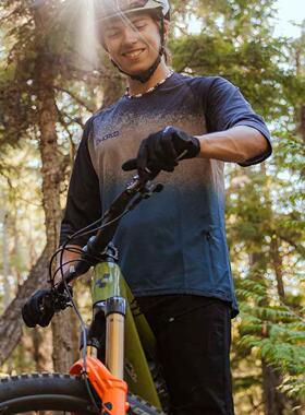 2025新款 DHARCO 速降服短袖山地自行车越野车速干透气骑行服球衣