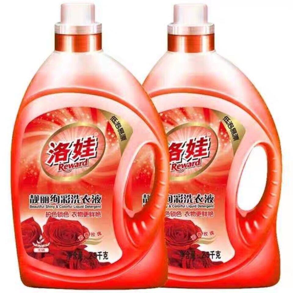 洛娃靓丽炫彩薰衣草洗衣液富氧净双重去渍浪漫花香冷水速洁洗衣液