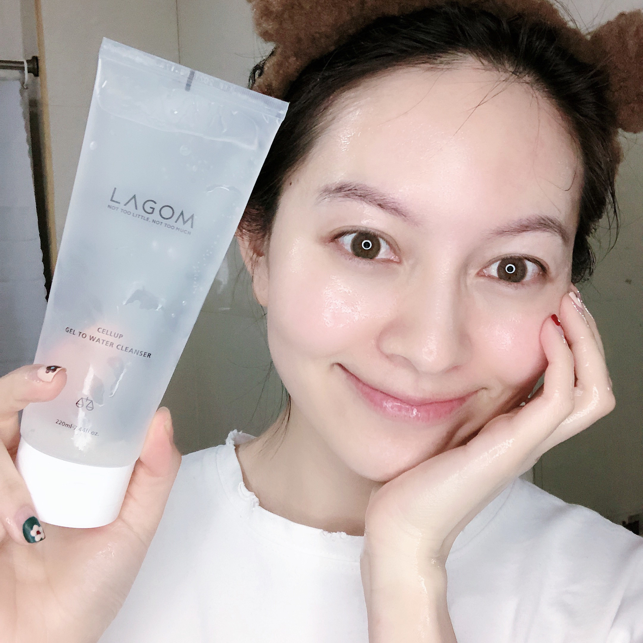 韩国lagom新款氨基酸啫喱洗面奶170ml洁面补水温和干性敏感肌清洁