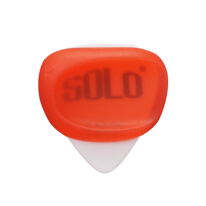 SOLO吉他拨片套民谣木吉他硅胶防滑速弹电吉他pick匹克拨片夹收纳