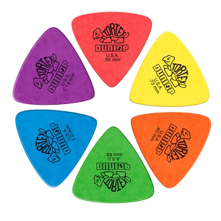 邓禄普小乌龟彩色大三角拨片正品Dunlop民谣电木吉他扫弦多片PICK