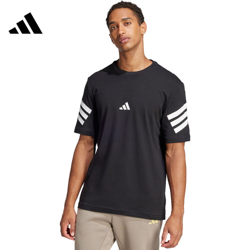 adidas阿迪达斯男子运动休闲短袖T恤JD4877