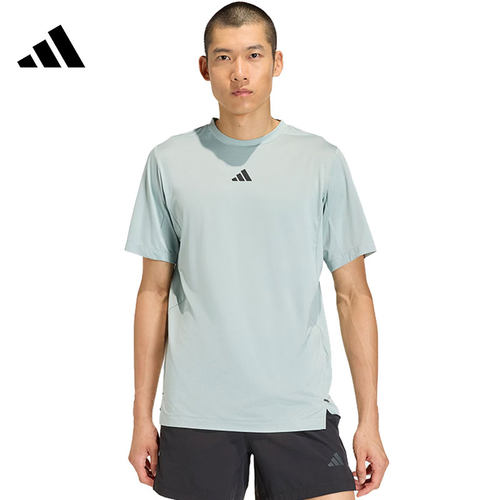 adidas阿迪达斯男子运动休闲短袖T恤KE9931