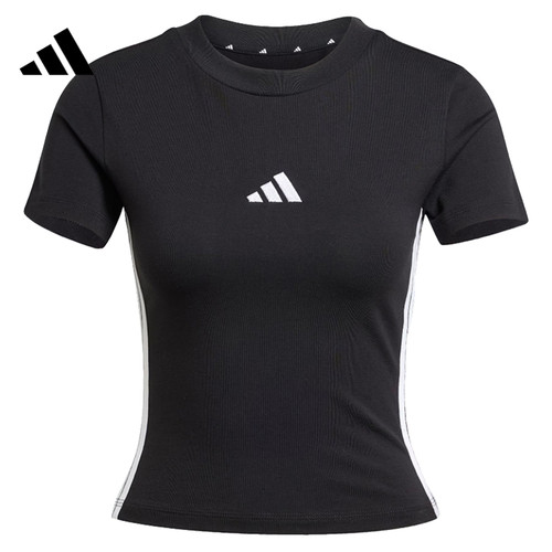 adidas阿迪达斯女子秋季运动休闲短袖T恤JC8325