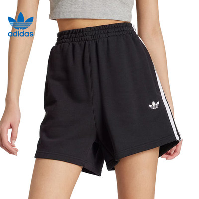 adidas阿迪达斯三叶草女子运动休闲短裤裤子JW5109