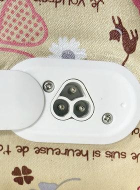 适用怀肯牌心型三孔暖手宝电源线电热水袋充电线暖宝宝加热充电器