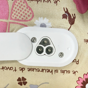 适用怀肯牌心型三孔暖手宝电源线电热水袋充电线暖宝宝加热充电器