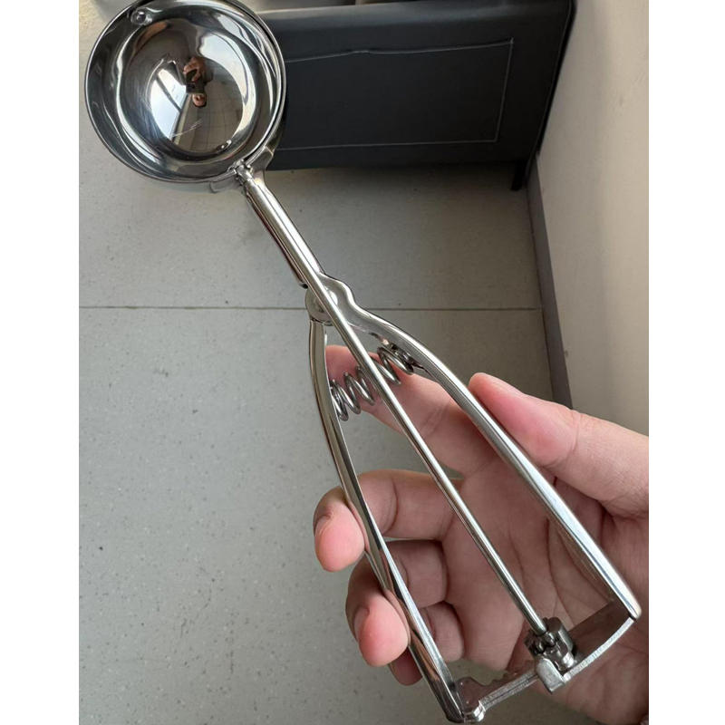 德国产不锈钢冰激凌挖球器水果勺