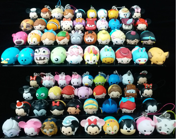 骑士团 正版现货 迪士尼 tsum松松 冰雪奇缘米老鼠叠叠乐 扭蛋