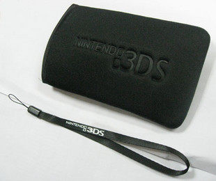 任天堂小3DS软包 布包 海绵包 带手绳NEW3DS NDSL NDSI通用收纳包