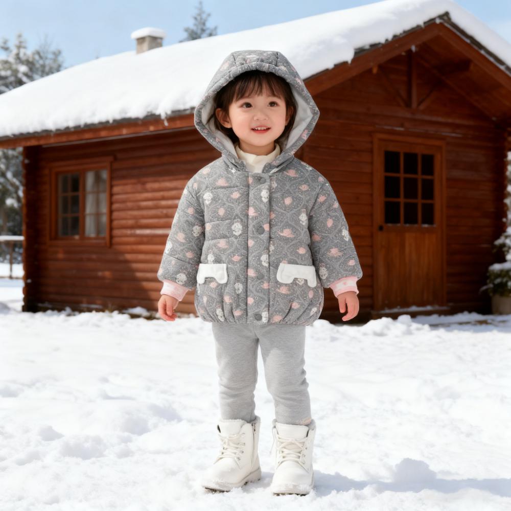 gb好孩子儿童棉服秋冬保暖女童