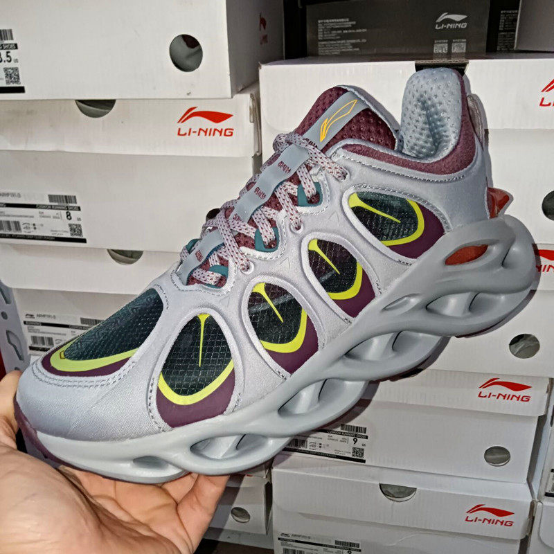 李宁弧ace时装周四代男女款空气弧7代回弹减震跑鞋arhp191/226