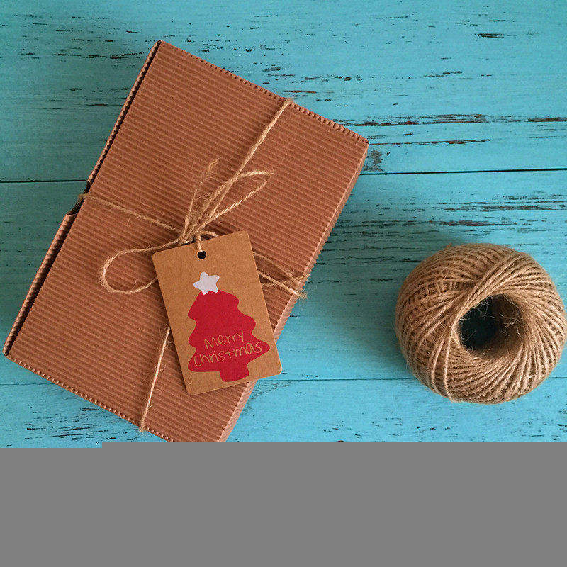 文艺天然麻绳diy手工吊牌饼干蛋黄酥青团包装盒装饰绳90米 包邮