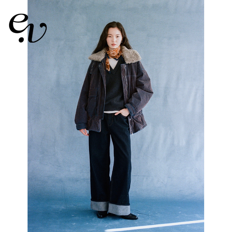 【11月27日20:00 新品2件9折】Even Vintage | 复古翻领羽绒服