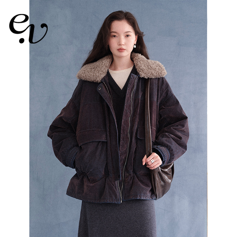 【11月27日20:00 新品2件9折】Even Vintage | 复古翻领羽绒服