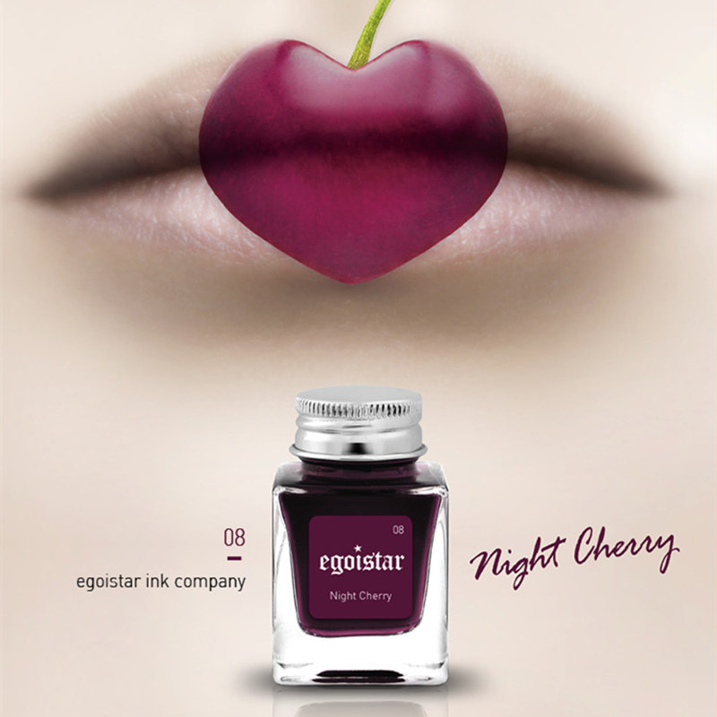 韩国egoistar星燿墨水钢笔彩色墨水非碳素彩墨30ml不堵笔钢笔水